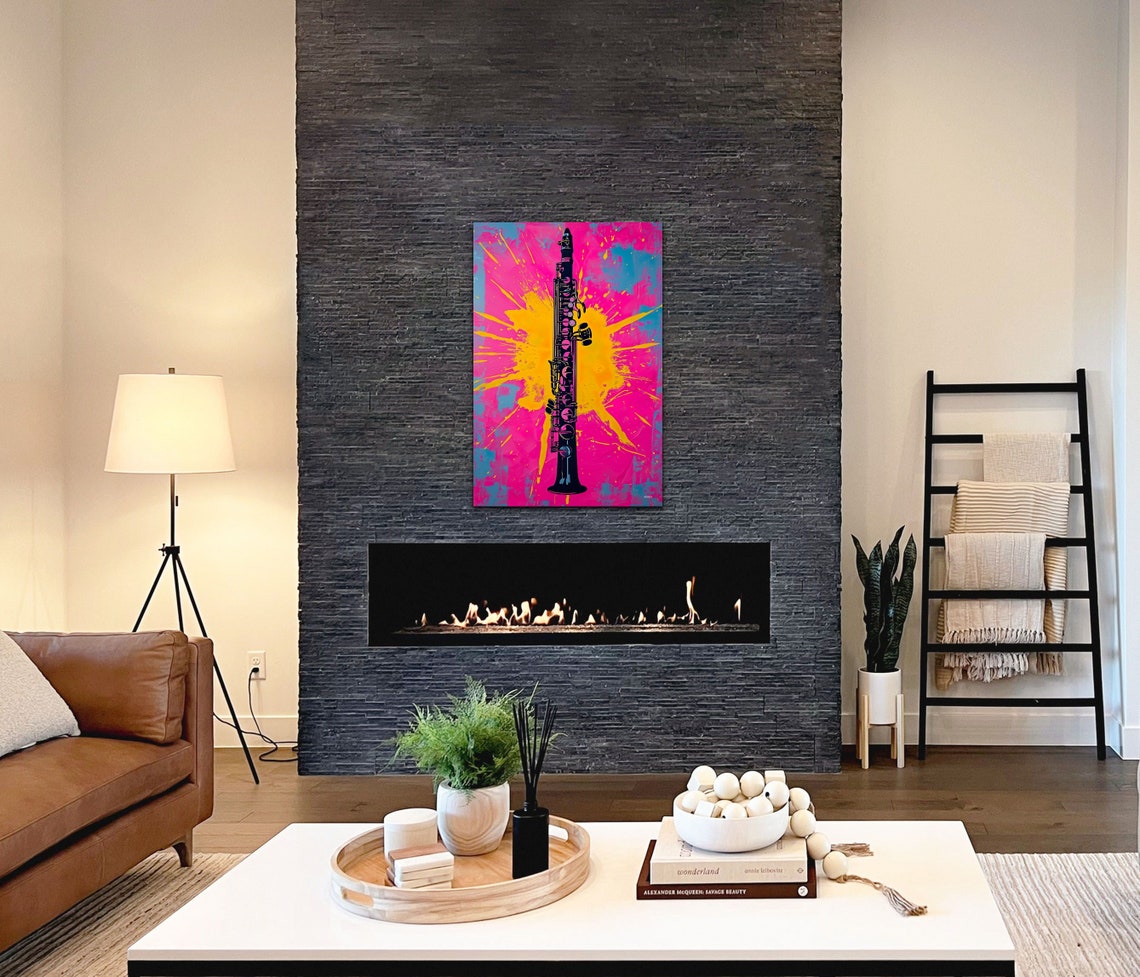 Pop Art Clarinet Art Print - Image 6