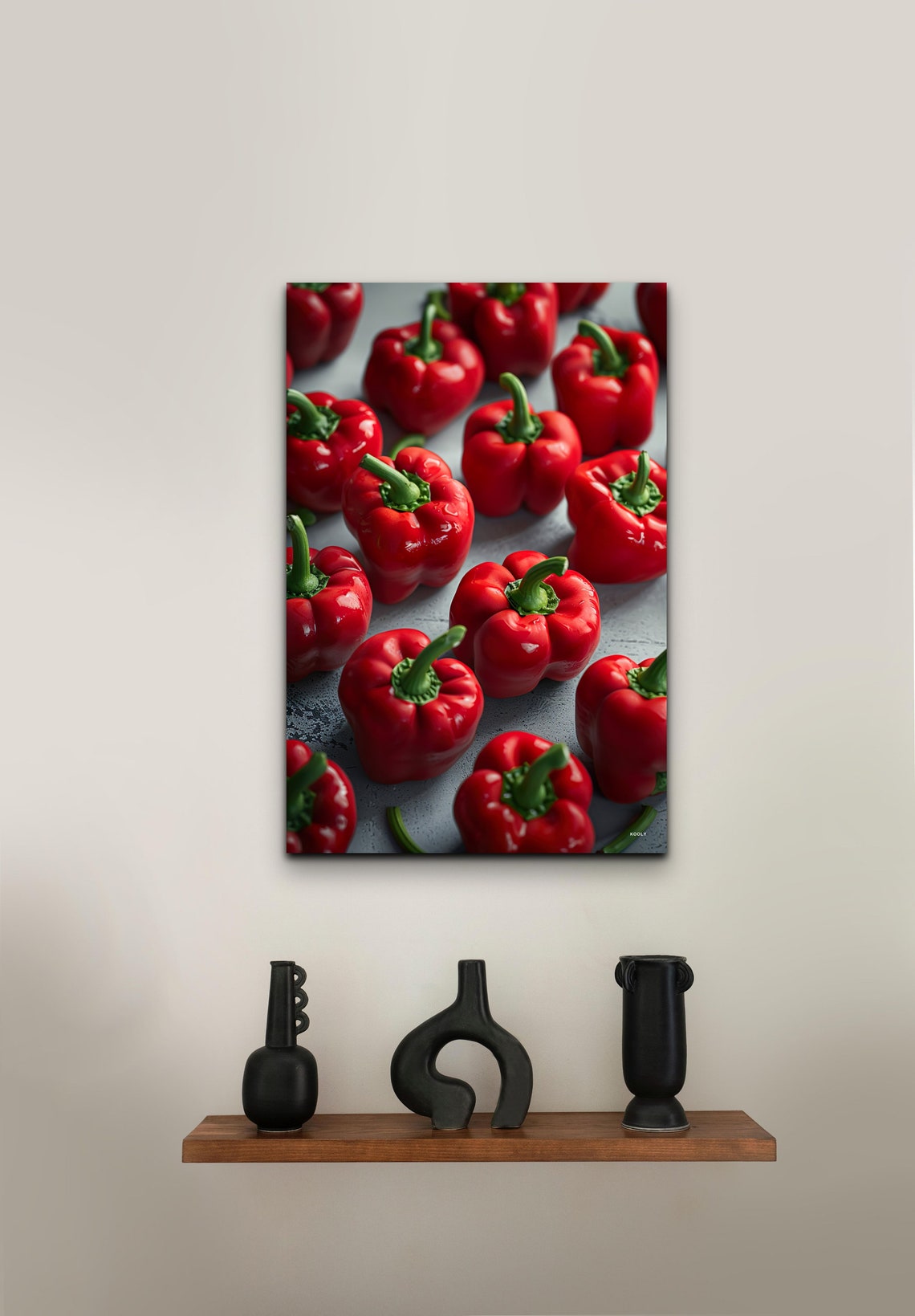 Red Bell Peppers Still Life Photography Vibrant Kitchen Print - Image 6