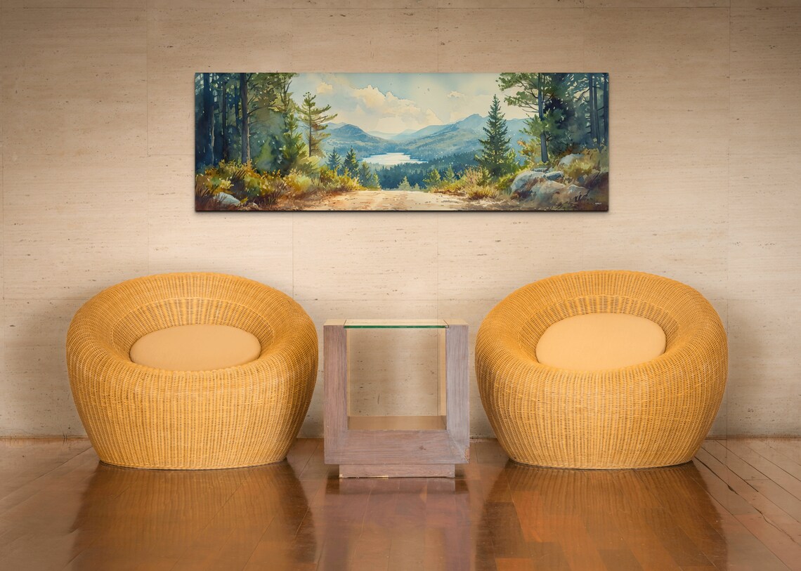 Acadia National Park, Mid-Century Modern Landscape Art Print - Image 7
