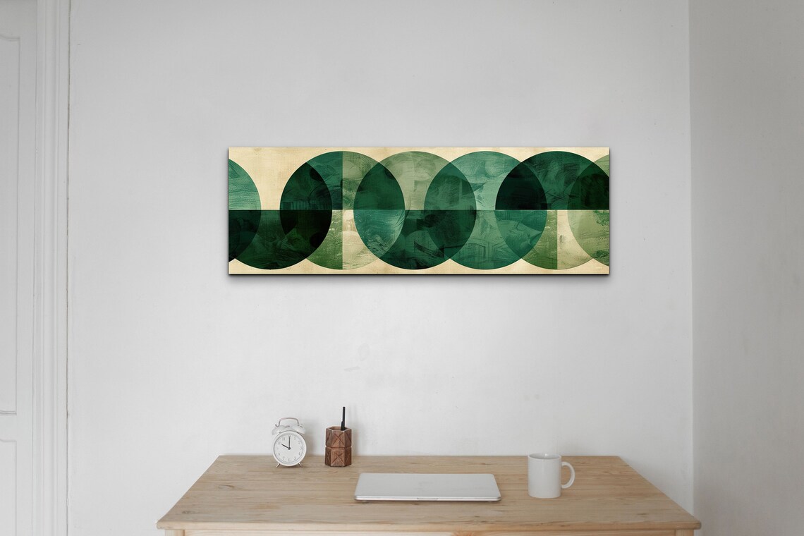 Mid Century Modern Boho Geometric Wall Art - Image 5