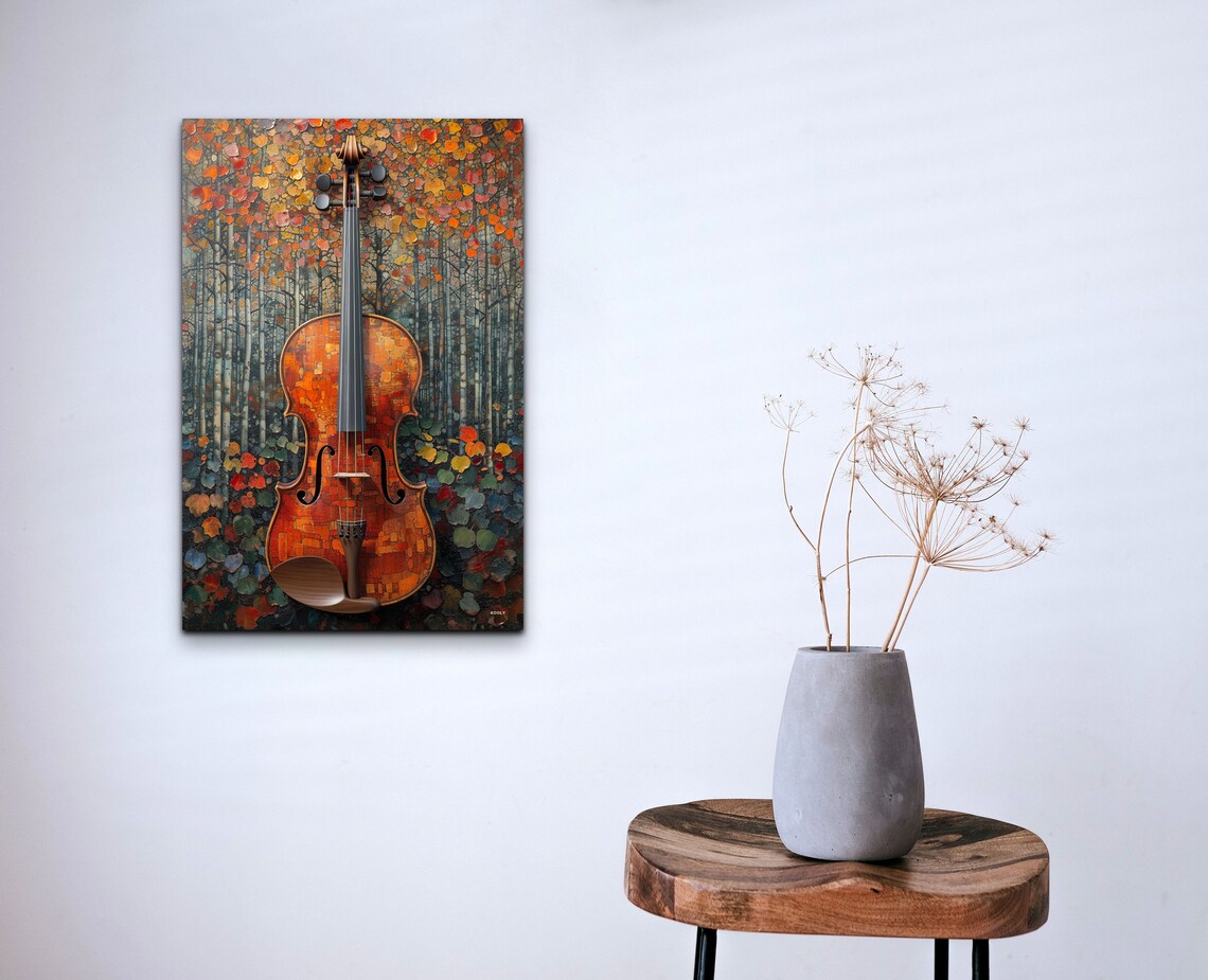 Violin Music Studio Decor, Instrument Art Print - Image 4