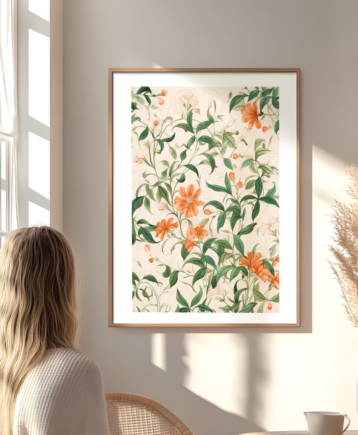 Floral Prints, Vintage Botanical Pattern Art Print - Image 3