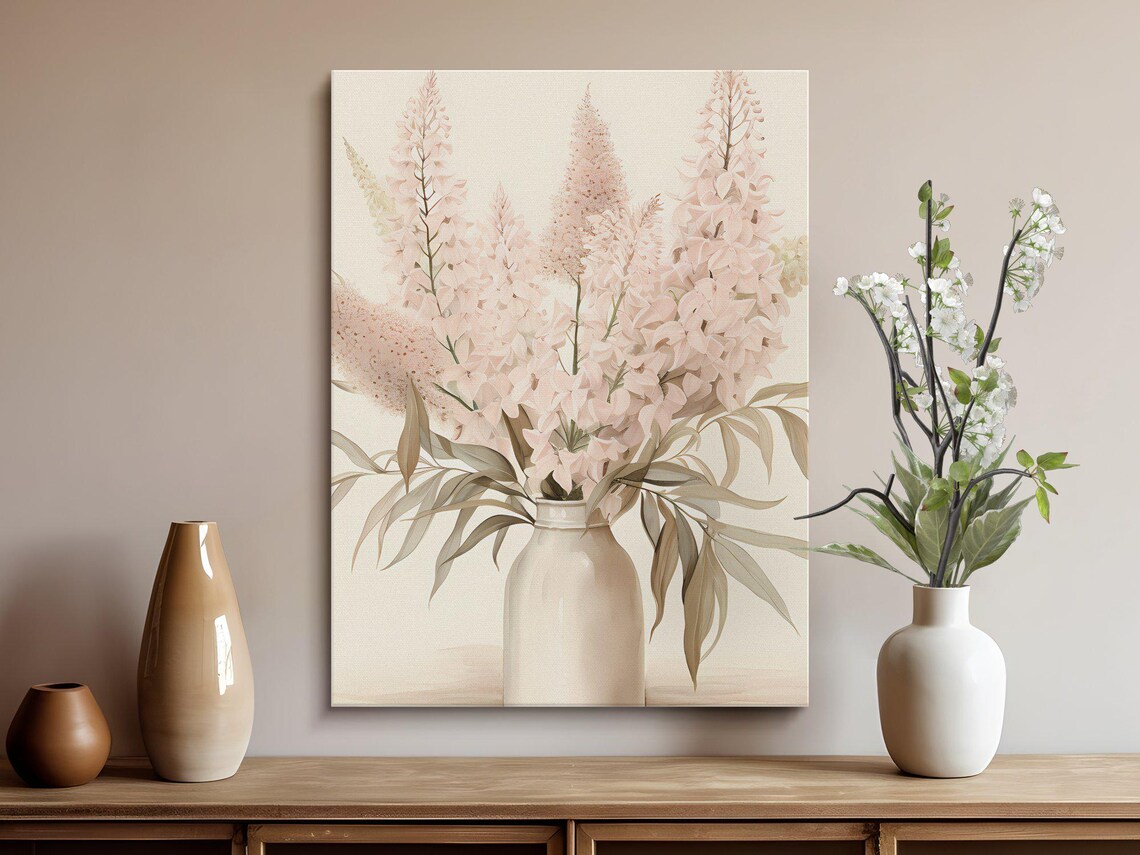 Vintage Botanical Flower Poster Print, Muted Floral Blossom - Image 2