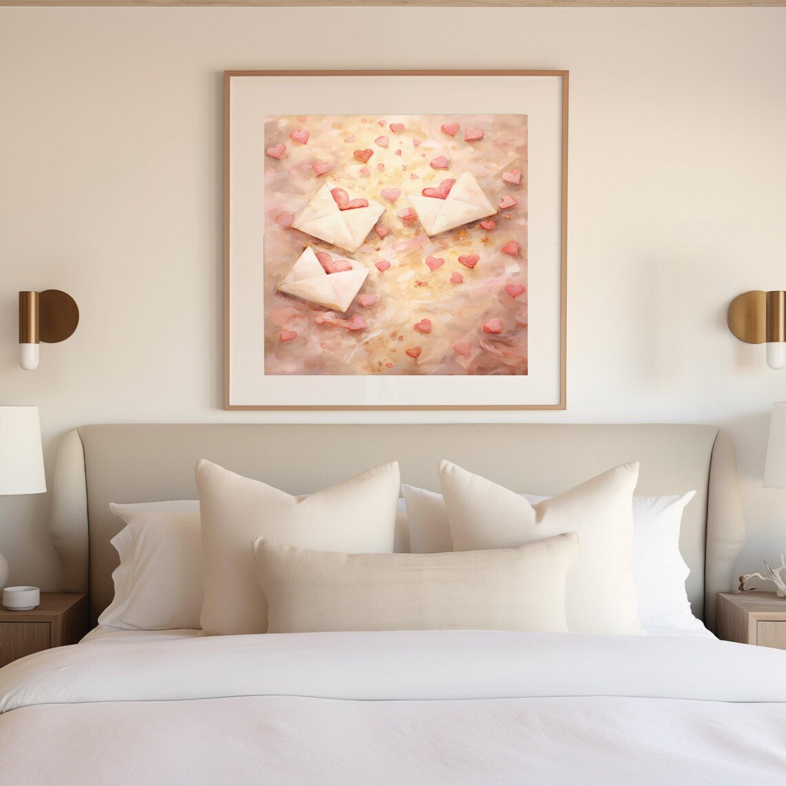 Cute Lettre Art, Romantic Valentines Day Decor - Image 2