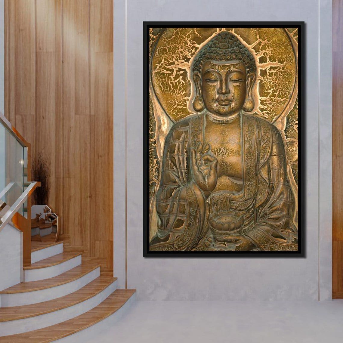Buddhist Mural - Zen Wall Art Print