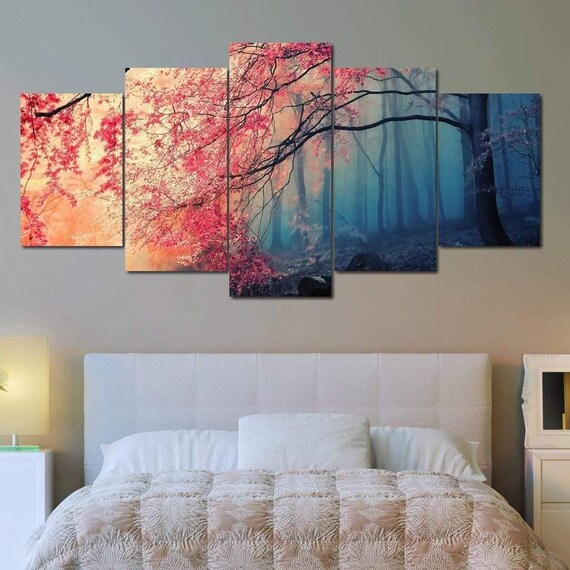 Eerie Forest, Moody Landscape Art Print