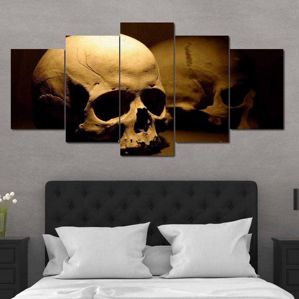Dark Skulls - Moody Skull Art Print - Image 4