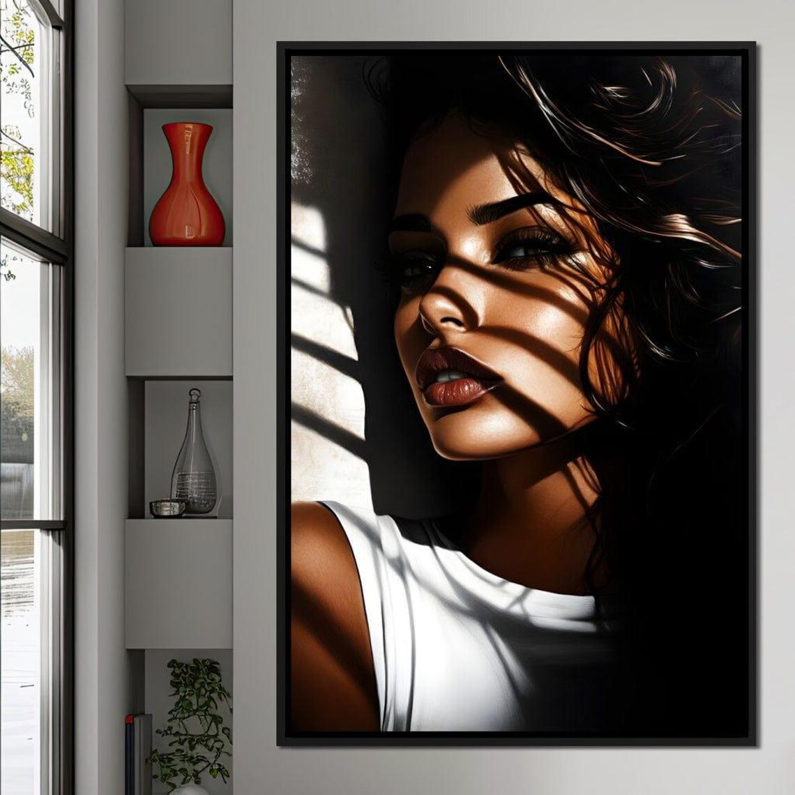 Shadowed Elegance Poise, Modern Home Decor