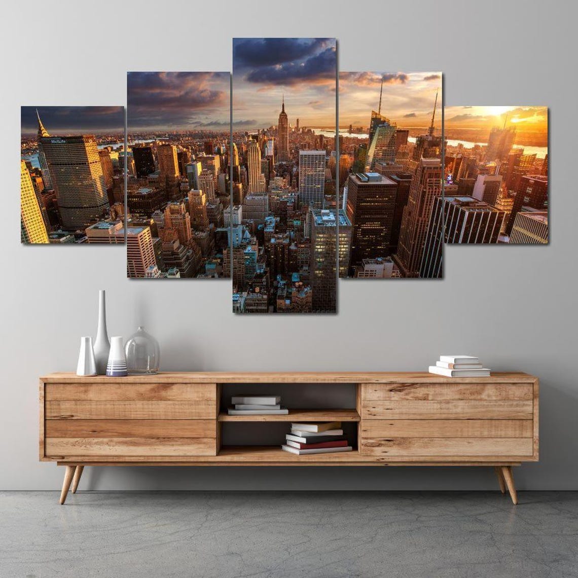 New York City Sunset Travel Poster - Image 3