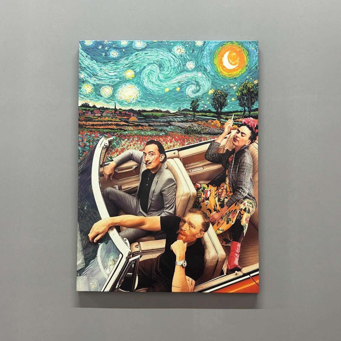 Salvador Dali Painted Glass, Famous Artists Master