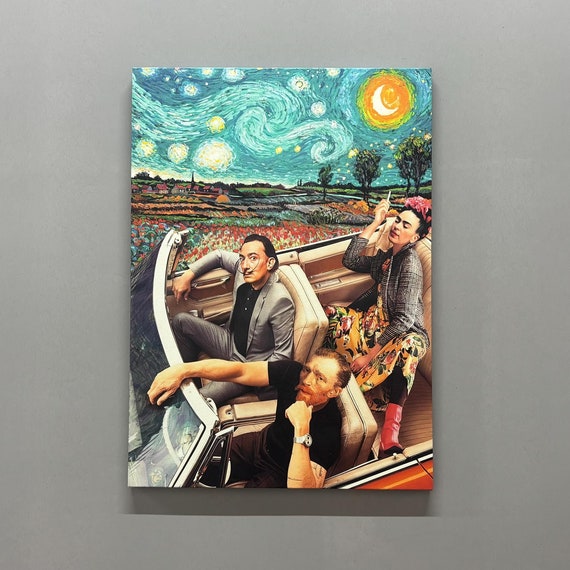 Salvador Dali Painted Glass, Famous Artists Master