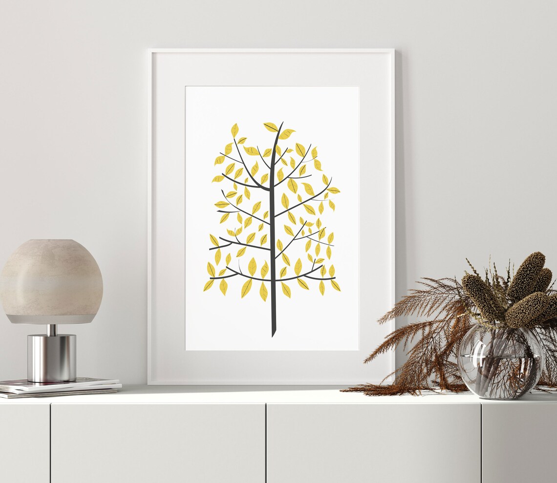 Tree Minimalist Art Print, Scandi - Image 2