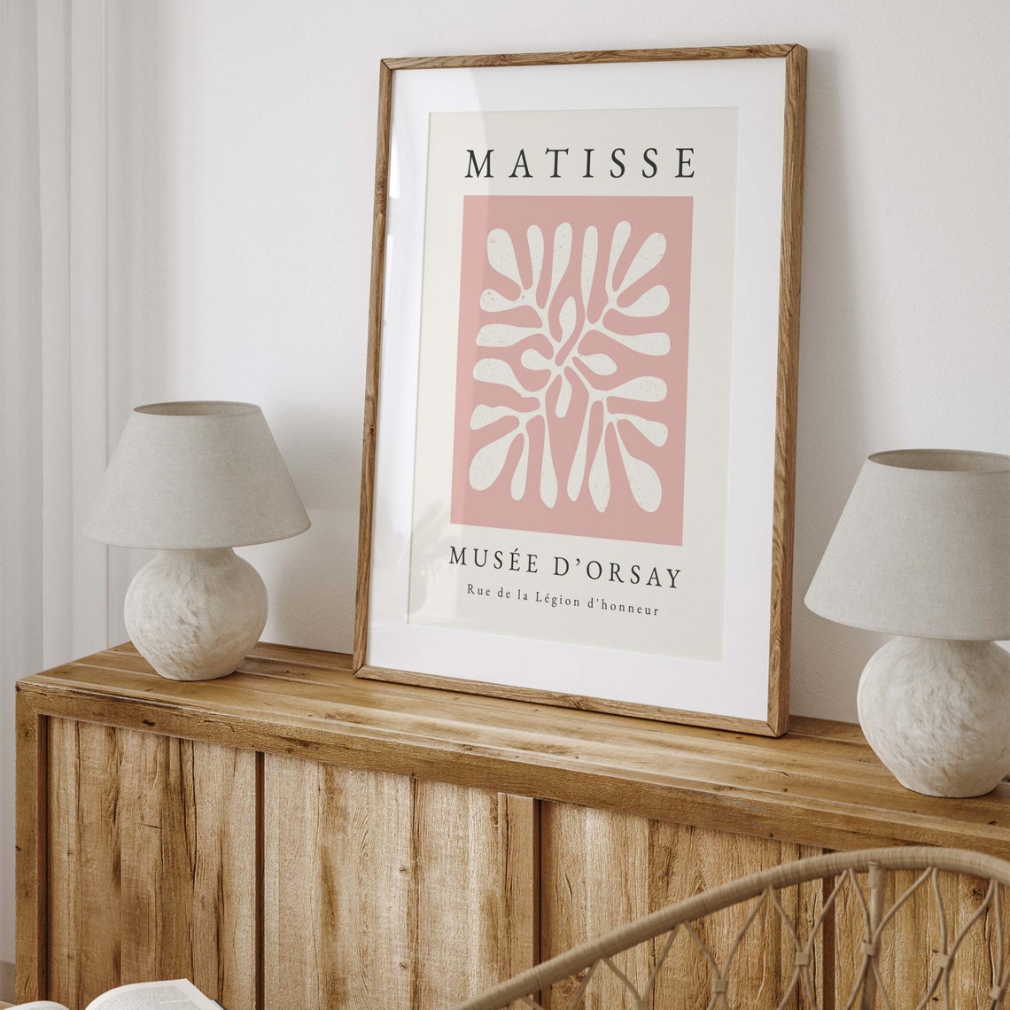 Matisse Print Pink Wall Art Henri Matisse Prints Pink Print Wall Art Print Instant Matisse Boho Minimalist Print - Image 4