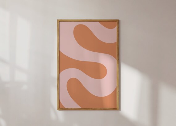 Abstract Modern Wall Dcor Geometric Poster Monochrome Minimalist Wall Art Print Wall Art Housewarming Gift
