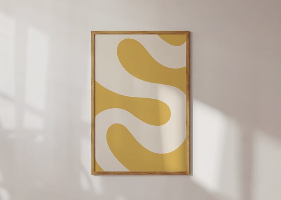Abstract Modern Wall Dcor Geometric Poster Monochrome Minimalist Wall Art Print Wall Art Housewarming Gift