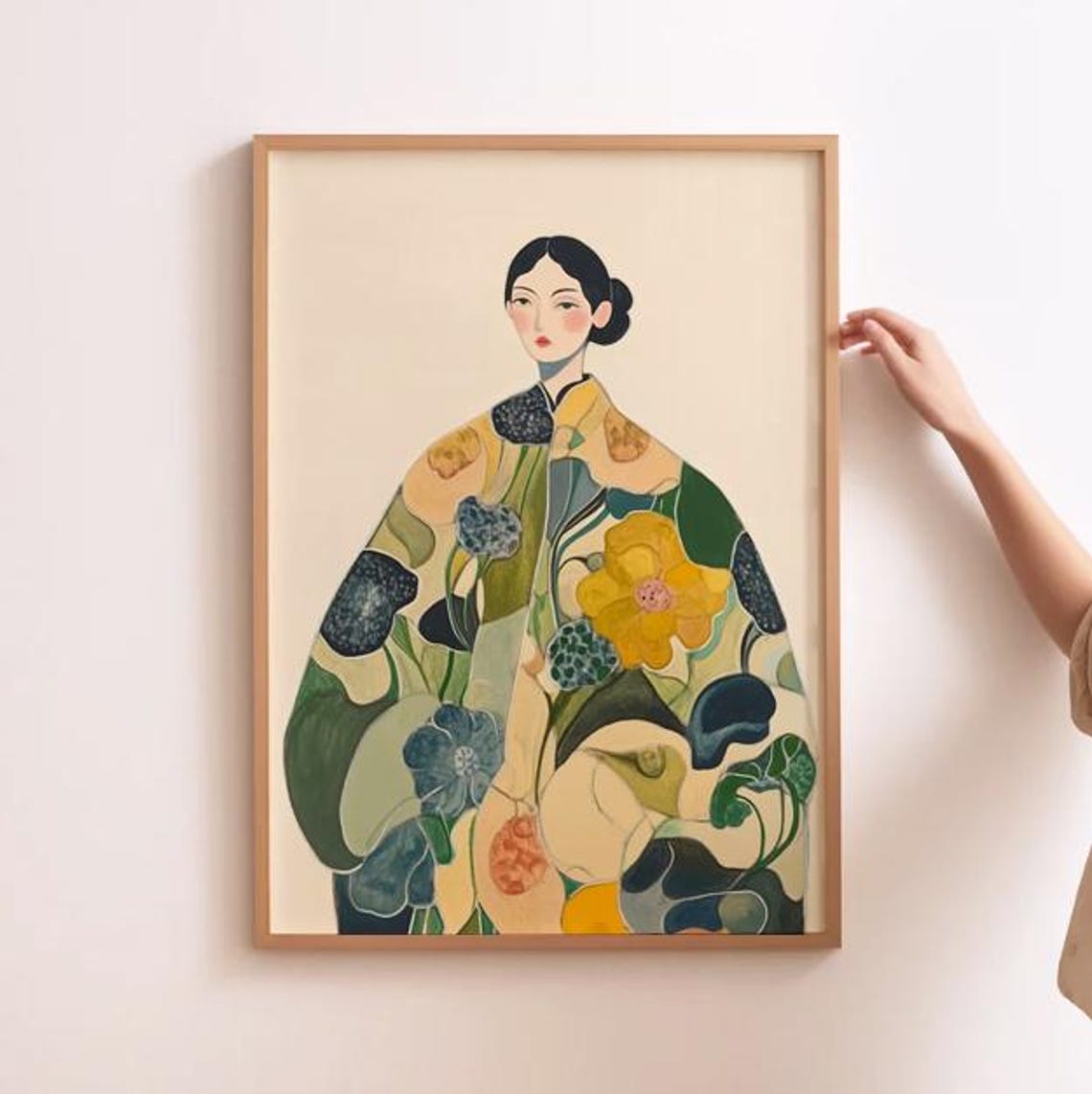 Abstract People Print, Modern Kitchen Art - Image 4