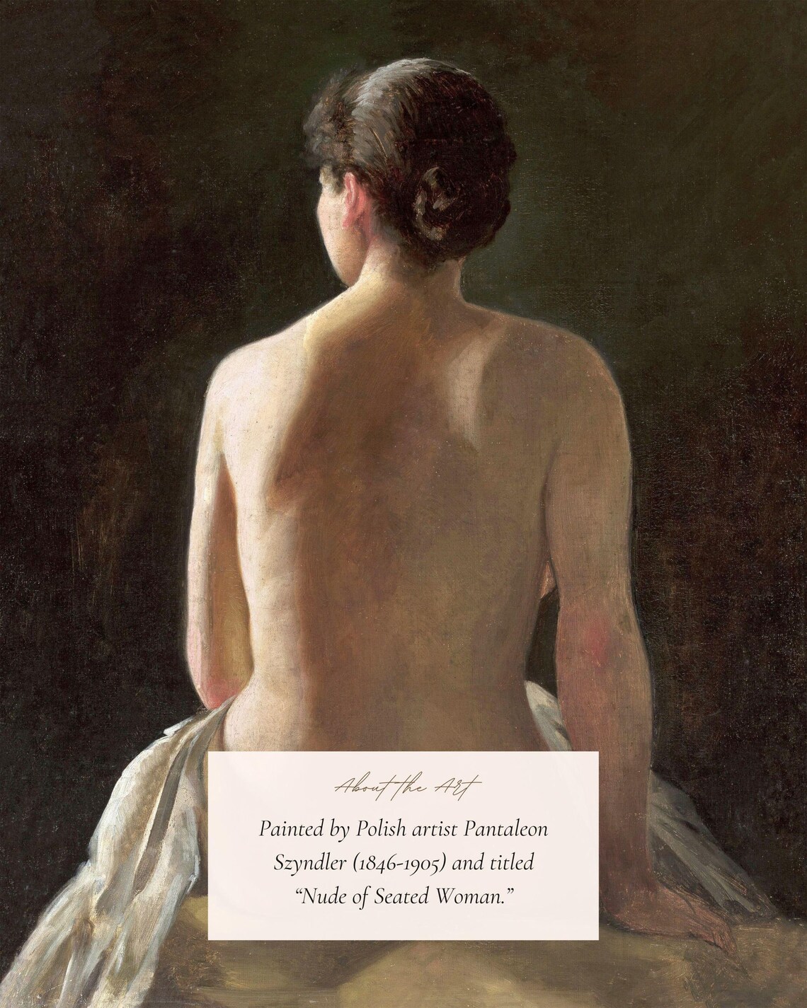 Seated Woman 1800s Moody Victorian Art Print - Image 2
