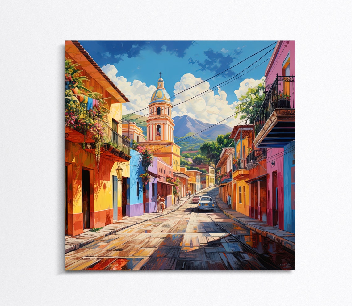 El Salvador Wall Art Salvadorian Art El Salvador Art El Salvador Poster Salvadorian Wall Decor El Salvador Poster Print - Image 4