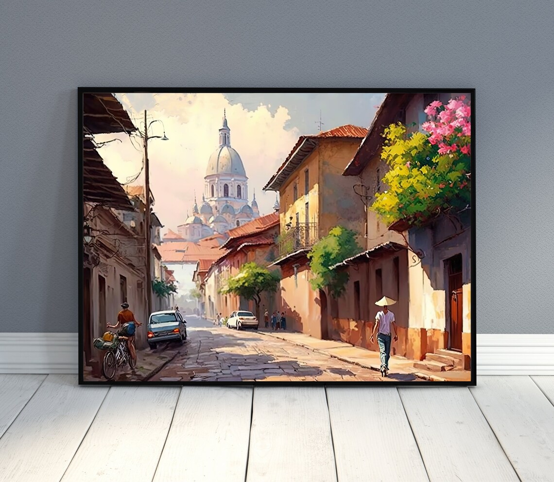 San Miguel, El Salvador Travel Poster, Wall Decor - Image 2