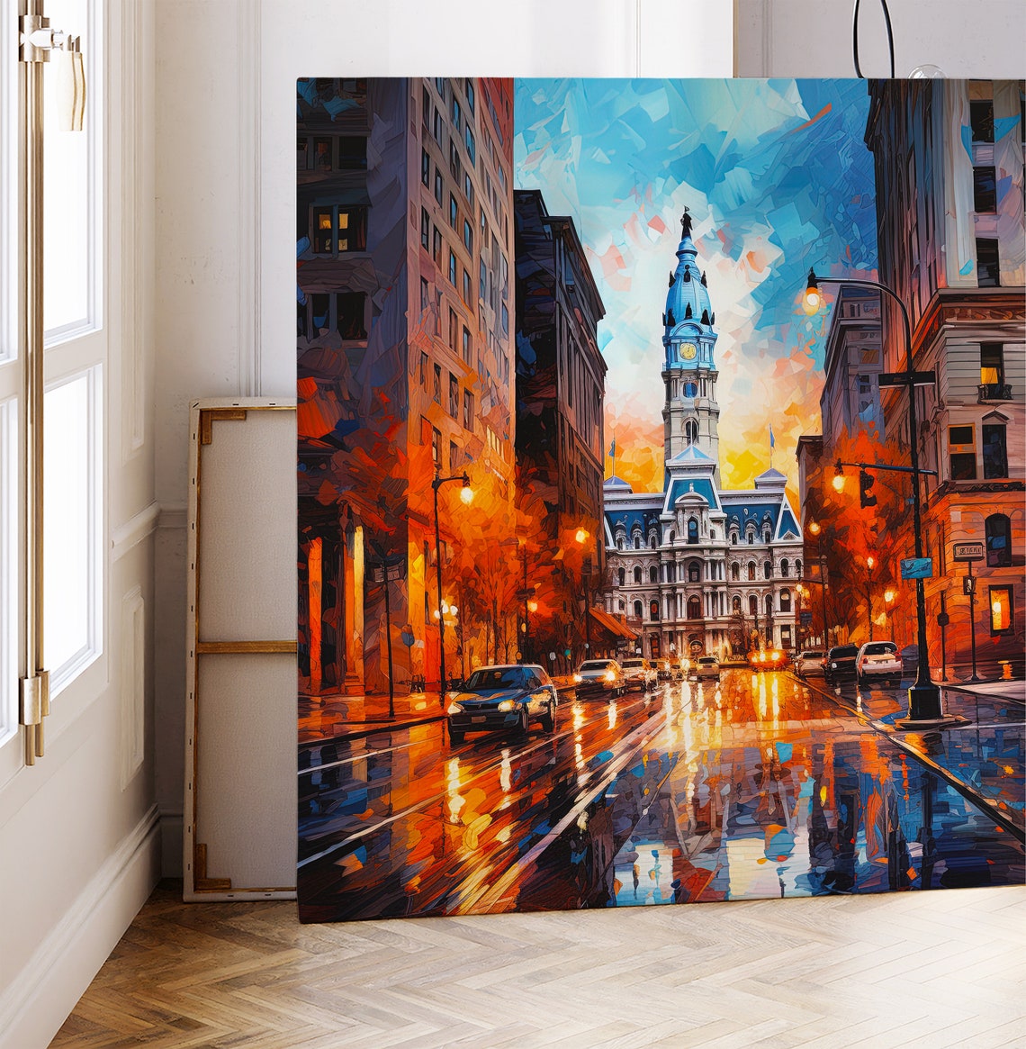 Philadelphia City Art Pennsylvania Travel Philadelphia Art Philadelphia Painting Philadelphia City Philadelphia Art Prints - Image 3