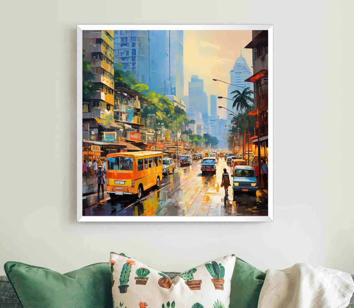 Mumbai Travel Poster, India Wall Art Print, Home Decor - Image 5
