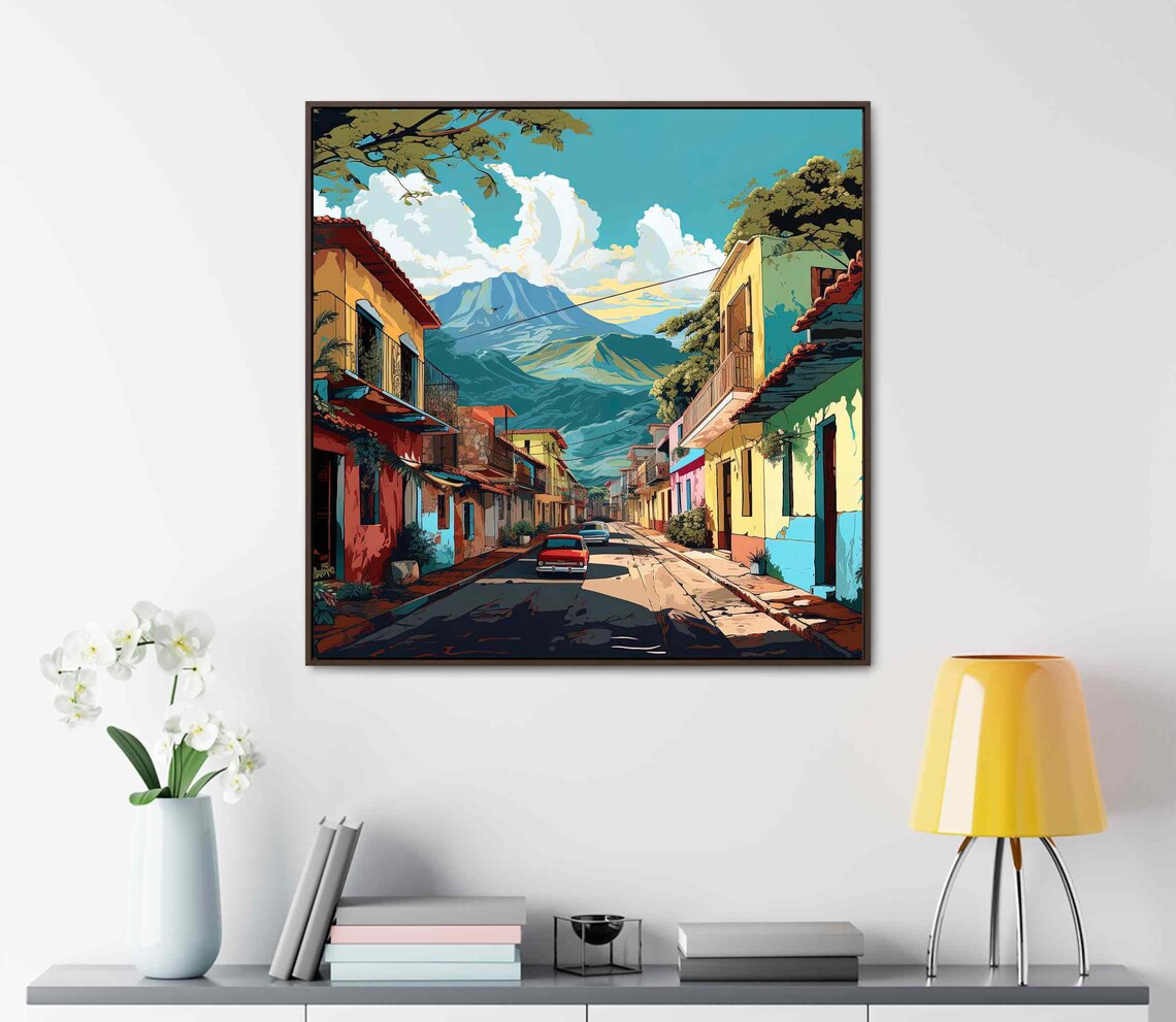Venezuela Town Art Print, Venezuelan Home Decor - Image 3