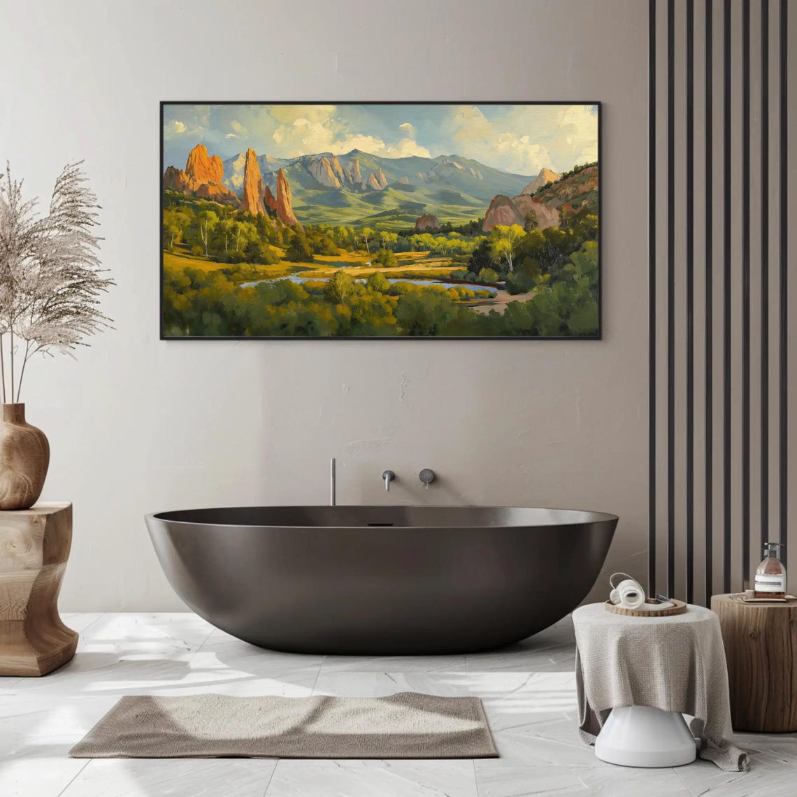 Garden Of The Gods Colorado Springs Nature Wall Art Framed Colorado Landscape For Living Room Office Bedroom Ready To Hang - Image 5