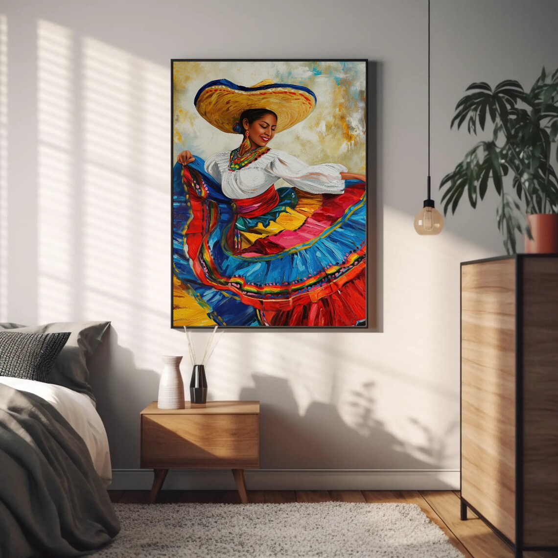 Baile Folklorico Art Print, Mexican Folk Dance - Image 4