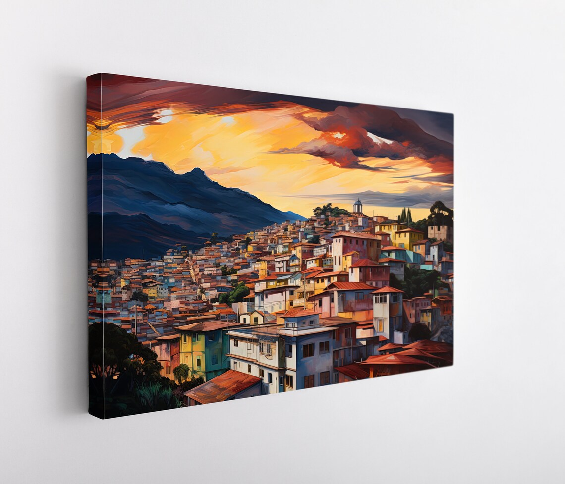 Quito Ecuador Travel Poster, Oil-Painting Style - Image 4