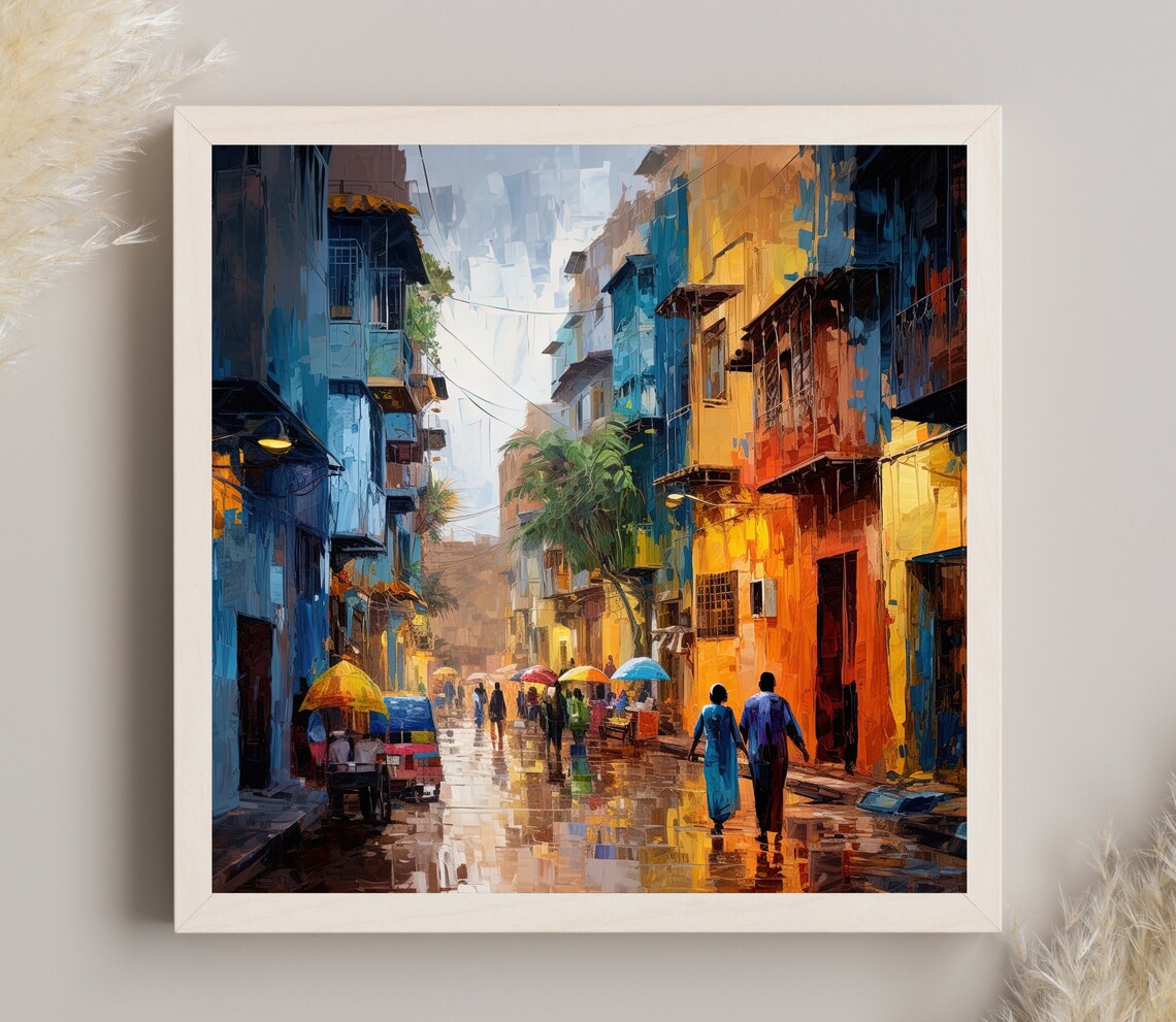 Ethiopian Street Art, Africa Home Wall Art Print