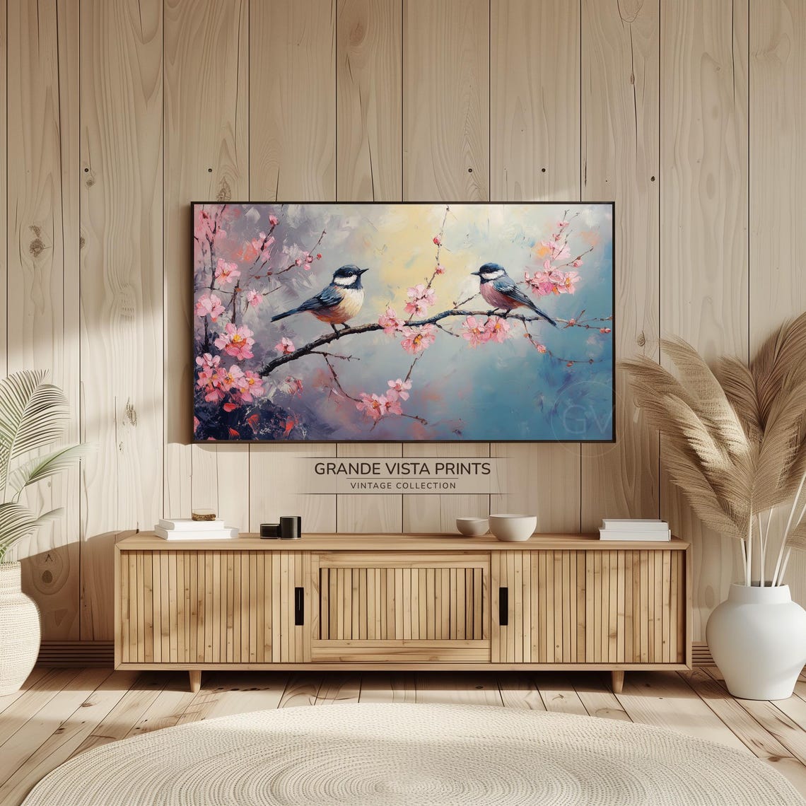 Spring Birds - Spring Tree Art Print - Image 2