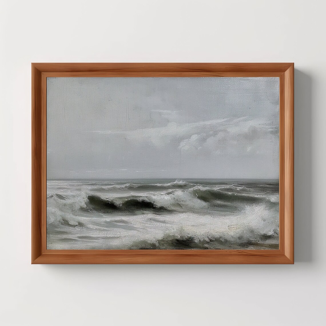 Ocean Coastal Vintage Seascape Art Print