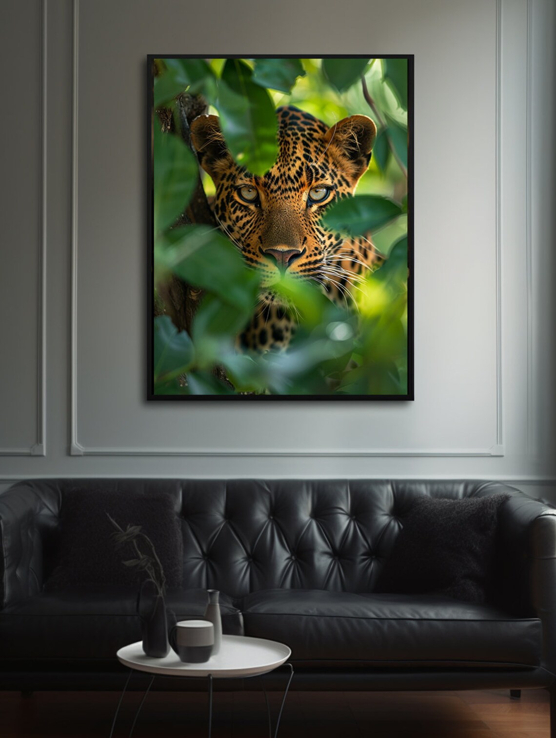 Leopard Print Jungle Cat Art Print, Animal Decor - Image 5