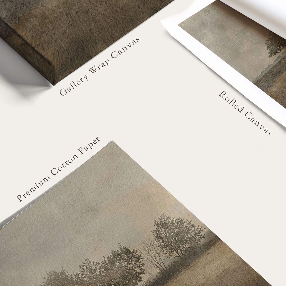 Autumn Landscape Vintage Style Art Print, Fall Decor - Image 6