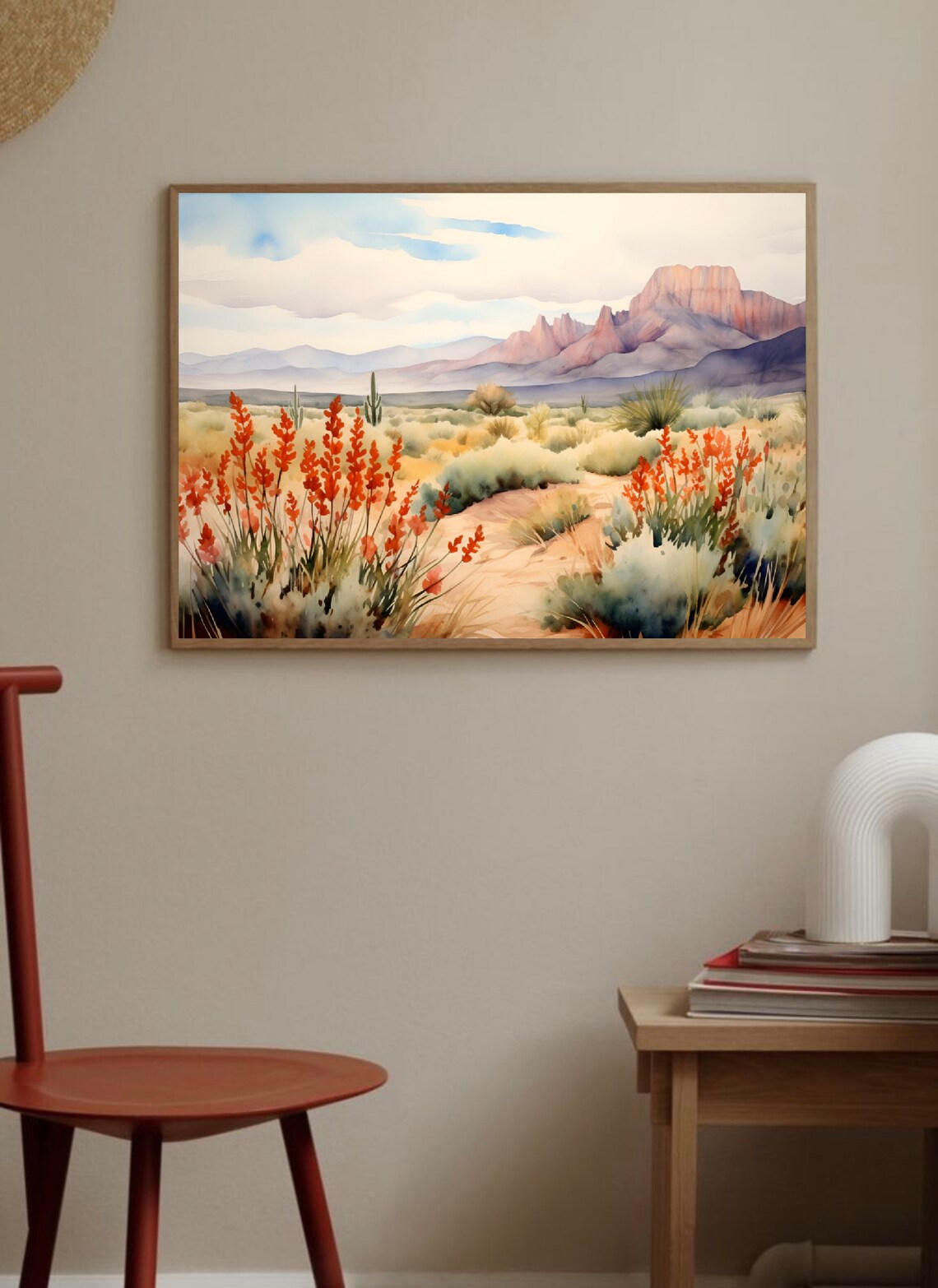 Las Cruces New Mexico Landscape Art Print - Image 3