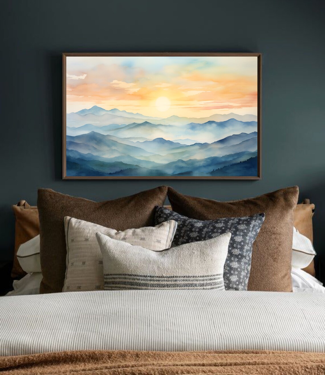 Great Smoky Mountains Misty Valley Travel Poster - Image 4