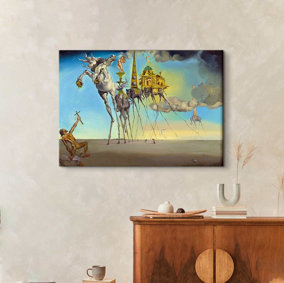 Salvador Dali The Temptation Of St Anthony Poster - Image 4