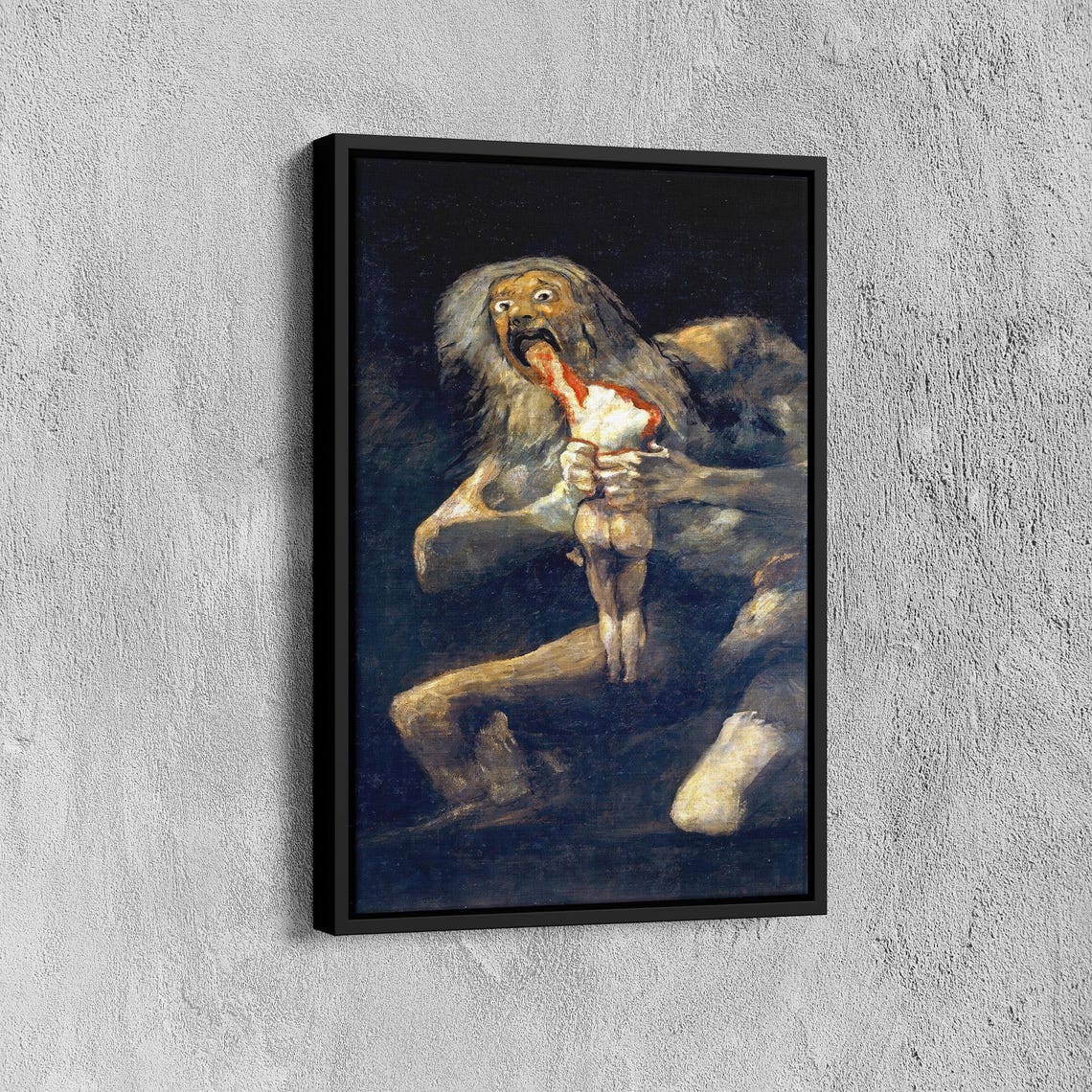 Francisco Goya Saturn Devouring His Son Classic Dark Art Poster - Image 7