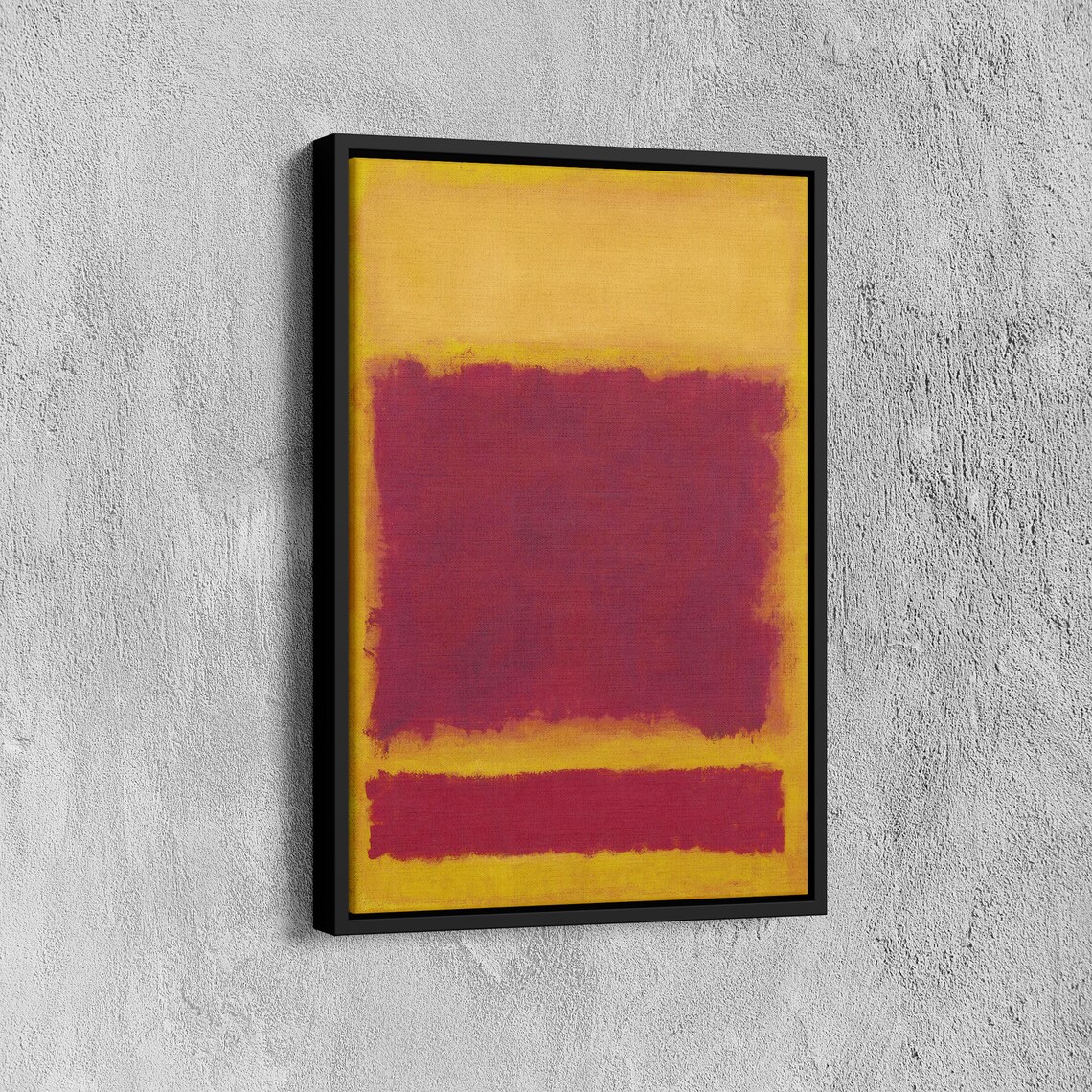 Mark Rothko Orange Over Red Poster Mark Rothko Exhibition Poster Expressionism Art Rothko Reproduction Art Mark Rothko Glass - Image 7