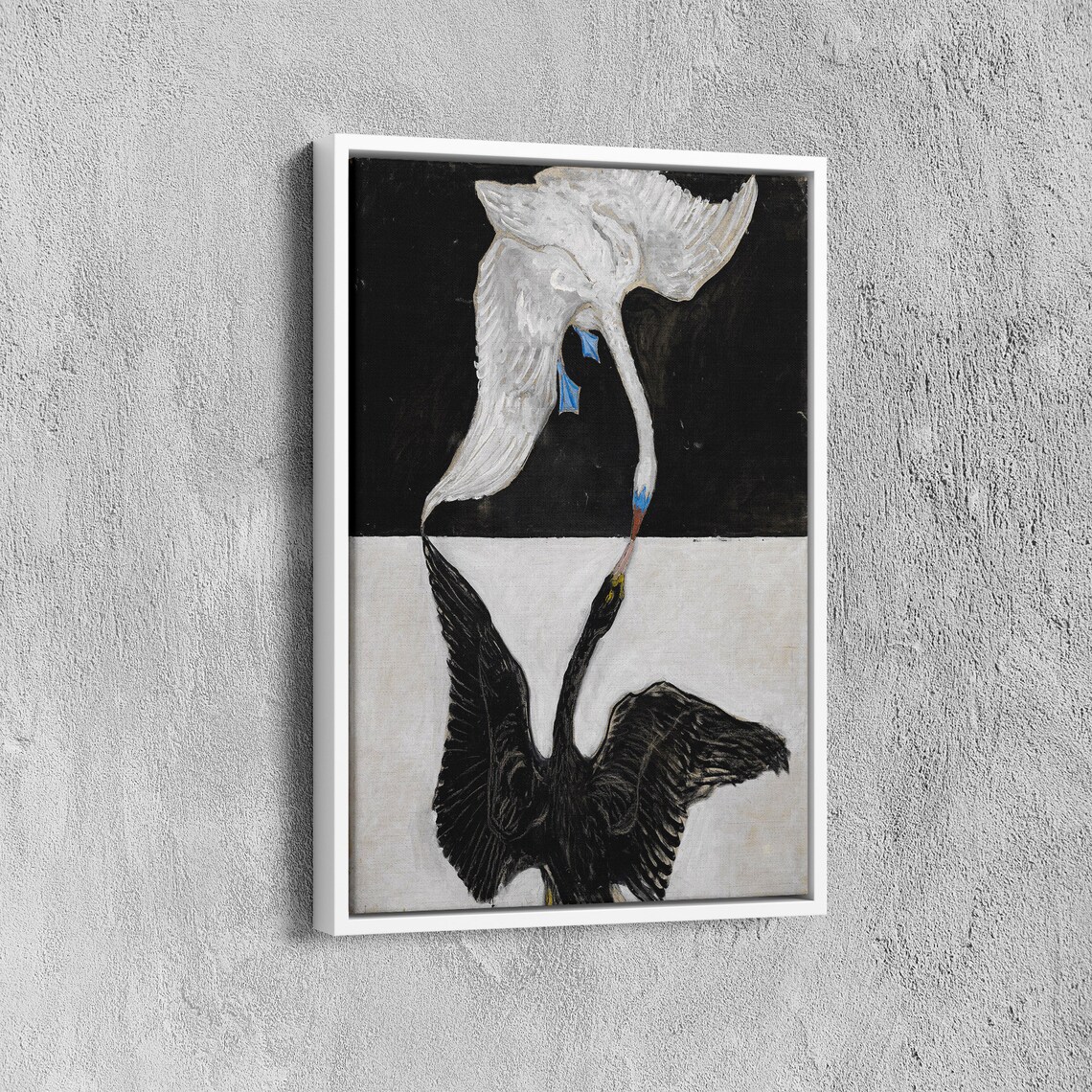 Hilma af Klint The Swan No 1 Black and White Swan Art Poster - Image 4