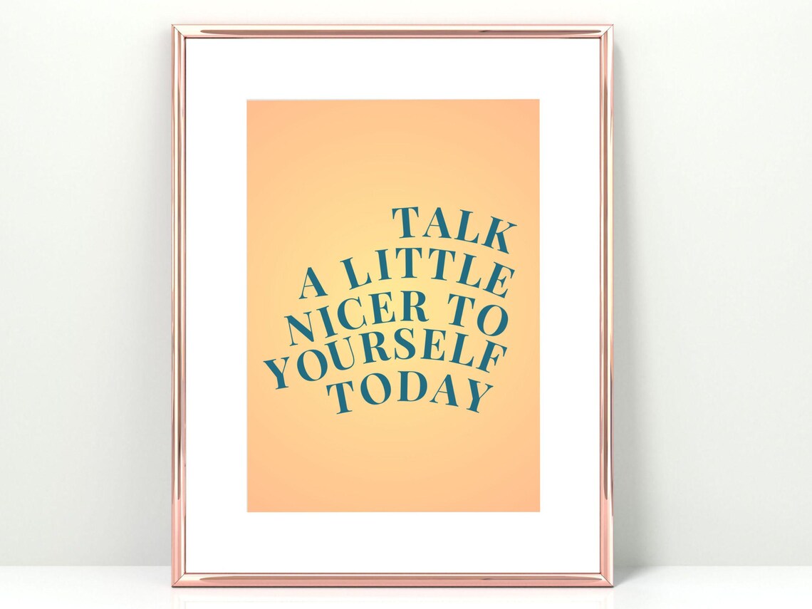 Self Affirmation Quotes, Inspirational Office Decor