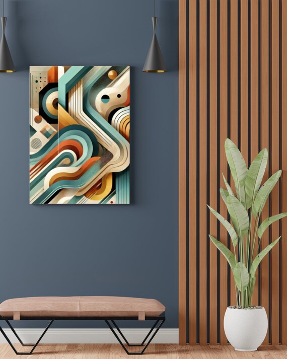 Modern Geometric Abstract Art Print Bold And Dynamic Wall Decor