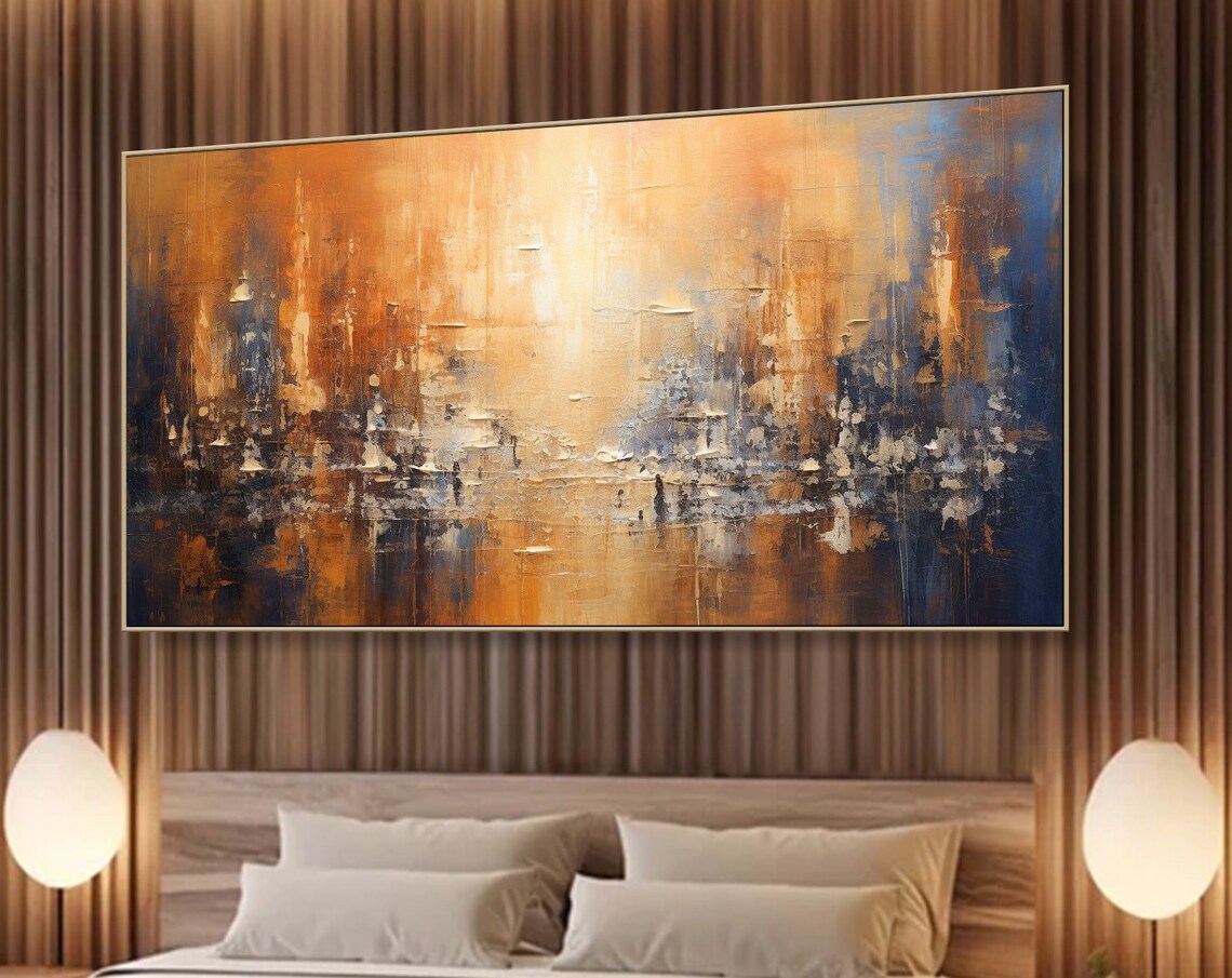 Custom Abstract Textured Oil Painting Wall Art