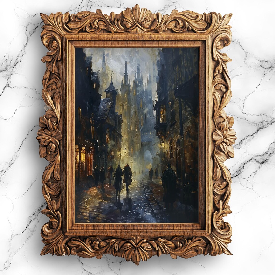Victorian Landscape Vintage Scenery Art Print