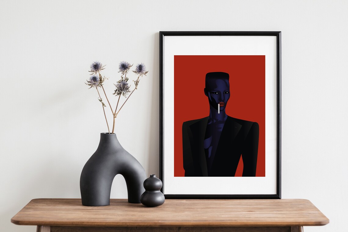Grace Jones Nightclubbing Music Artist Poster Art - Image 2