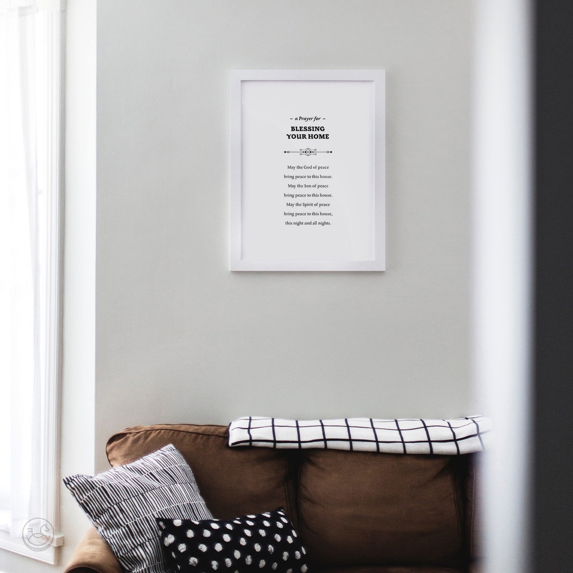 Blessing Your Home Prayer Poster Christian Faith House Wall Decor - Image 2