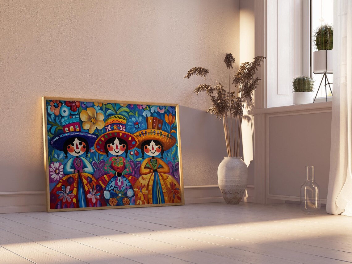 Mexican Art Print, Home Decor Gift For Her - Image 2