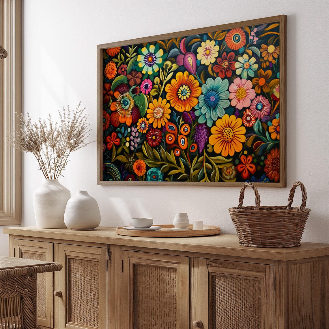 Mexican Art Print, Home Decor Gift For Her