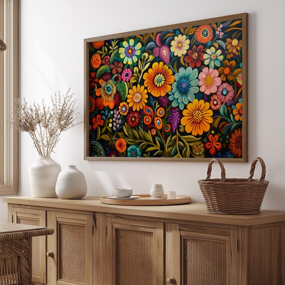 Mexican Art Print, Home Decor Gift For Her