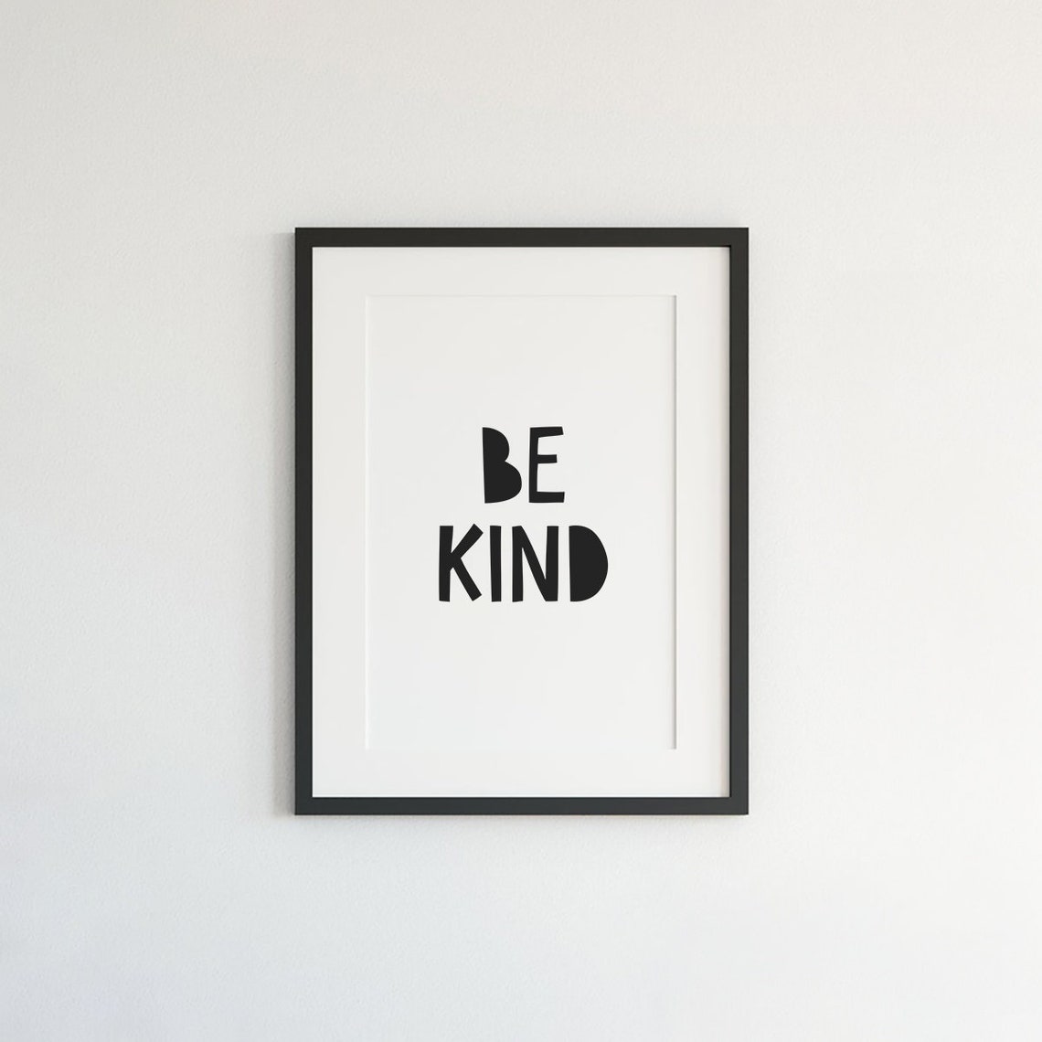 Be Brave Be Kind Set of Two Kids Nursery Playroom Wall Decor Poster - Image 2